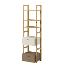 Smal bokhylla med lådor LENNY