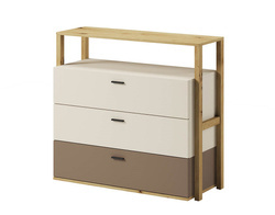 Byrå med lådor och hylla LENNY