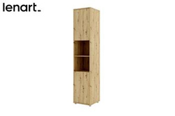 Bokhylla till skåpsäng artisan ek Bed Concept BC-08 