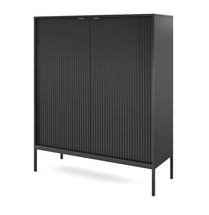 Svart hög byrå VOLARE