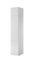 Vitt högt skåp 45 cm med överskåp PAFOS