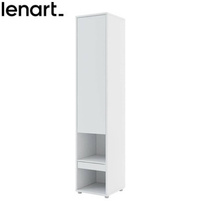 Bokhylla till skåpsäng vit matt Bed Concept BC-07