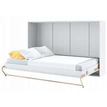 Sängskåp 140x200 horisontell vit matt Concept Pro CP-04