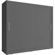 Garderob med skjutdörrar 200 cm Wiki