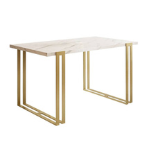 Hvit marmor matbord HORTEN