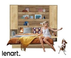 Sängskåp 120x200 artisan ek madrass bokhyllor Bed Concept BC-02