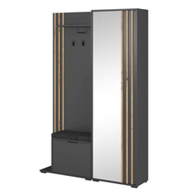 Hall garderob grafit NELLY