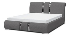Säng med förvaring grå 140x200 Niko