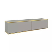 Grå tv-bänk 135 cm ORO