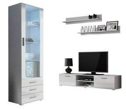 Mediamöbler för vardagsrummet vit SOHO 1