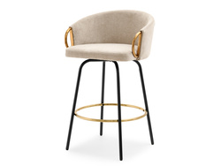 Hocker grädde svarta ben CLARA