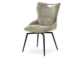 Beige stol med svarta ben RACHEL