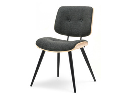 Ekstol grafit/svarta ben GIZMO