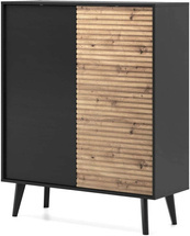 Hög byrå med hyllor WILLOW