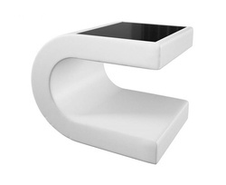 Vitt sängbord FIGARO