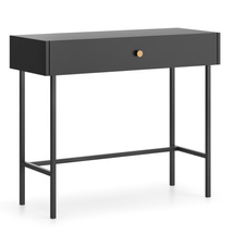 Svart konsolbord med låda SPELLO