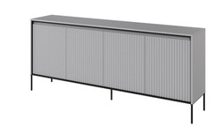 Grå stor byrå 196 cm TREND