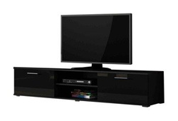 Svart tv-bänk 180 cm SOHO