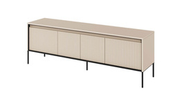 Beige belyst TV-skåp 167 cm TREND