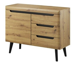 låg byrå med lådor 107 NORDI