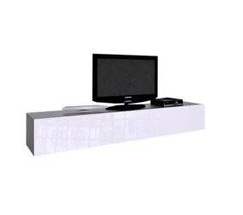 Hängande TV-bänk Vigo 180 cm vit