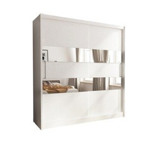 Stor skjutdörrsgarderob med spegel 200 cm MAI II